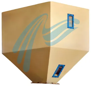 buffer hopper above hammer mill